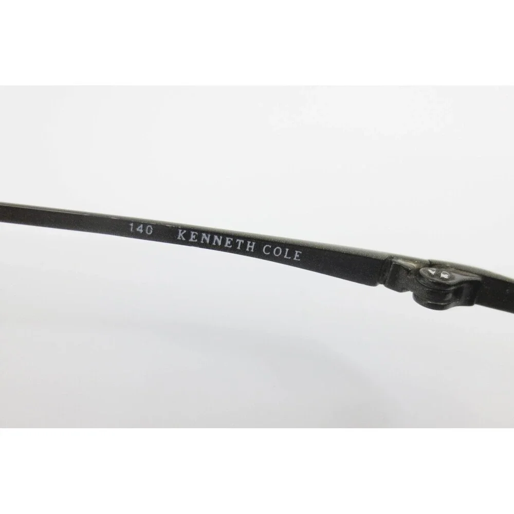 Kenneth Cole CV VITALI-TI 105 Titanium Oval Eyeglasses Frames Gunmetal 140mm
